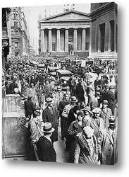  Картина Паника на Уолл стритт,1929г.