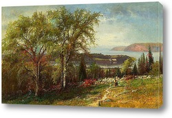   Картина Гудзонская долина в Кротон Поинт