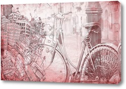   Картина Ретро велосипед