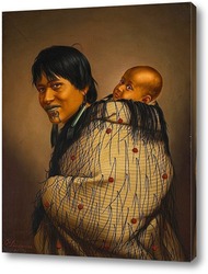   Картина Хеени Хирини с ребёнком 