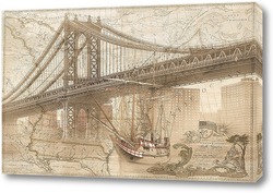   Картина Манхэттенский мост