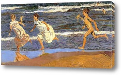   Картина Бег вдоль пляжа , 1908