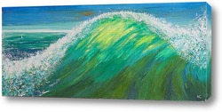   Картина Зеленая волна