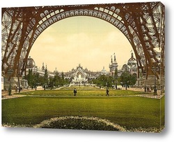   Картина Марсово поле, 1900, Париж, Франция