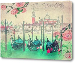   Картина Гондолы Венеции