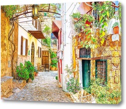   Картина Средиземноморская улица