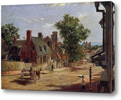  Картина Старый Аннаполис, улица Франциска