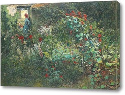   Картина Розовый сад с фигурами, 1879
