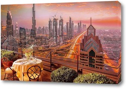   Картина Завораживающий вид Дубаи