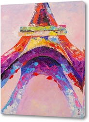   Картина Эйфелева башня