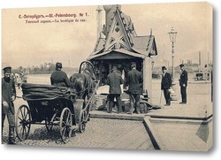  Николаевский мост. Вид с Васильевского острова 1907  –  1908