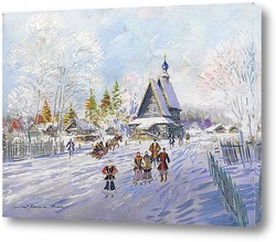   Картина Церковь в Тотьме