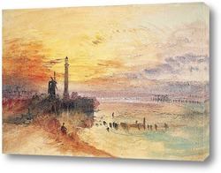   Картина Гавань Ярмут, Норфолк, 1840.