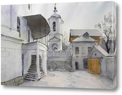   Картина свято-николочерноостровский женский монастырь