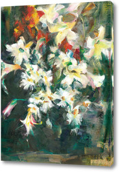   Картина лилии и ромашки ( по ФЕШИНУ)