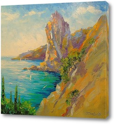  Картина Скалы у моря