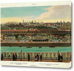   Картина Вид части города, снятый с Кремлевской стены. Видна Якиманская часть 1845  –  1850