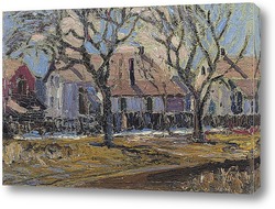   Картина Городская улица, зима, 1913