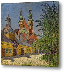   Картина Вид церкви