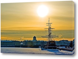   Картина Морозный Петербург