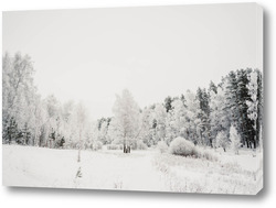   Картина Зимний лес