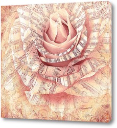   Картина Музыкальная роза