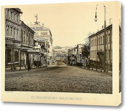   Картина Вид улицы Кузнецкий мост,1888