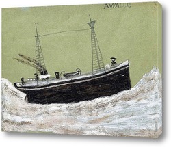   Картина Черная лодка