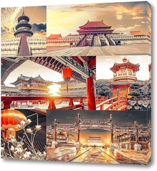   Картина Архитектура Китая