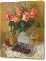   Картина Розы и шоколад