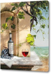   Картина В тени виноградника
