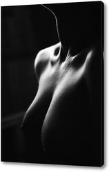  Портрет девушки со спины, на рваном фоне