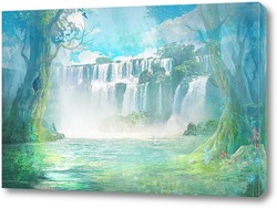  Сказочный водопад