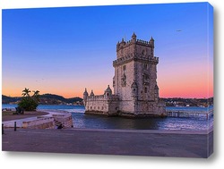 Сиреневый закат в Португалии