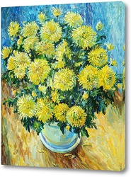  Желтые хризантемы