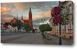   Картина Старый город Белостока.