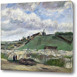    Холм Монмартр с каменоломней, 1886