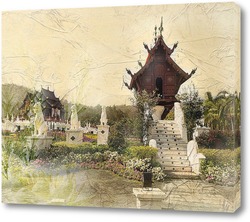   Картина Восточные храмы