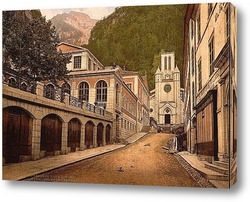   Картина О-Бон, Пиренеи, Франция.1890-1900 гг