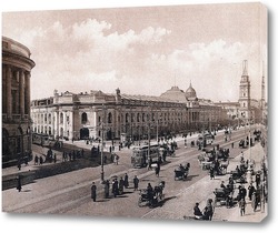   Картина  Невский проспект. Гостиный двор 1908