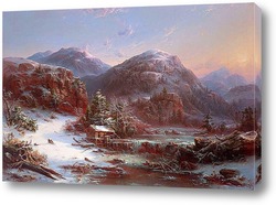    Зима в горах (Зима в горах Адирондак), 1853