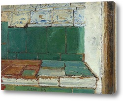   Картина Зеленая плиточная кладка, 1894