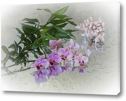    Орхидея и бамбук