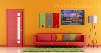 Модульная картина Карлов мост