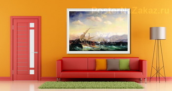 Модульная картина Адмирал Андреа Дора рассеивает испанский флот близ Вара