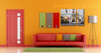 Модульная картина Отель Негреско