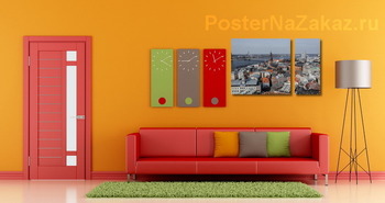 Модульная картина Рига