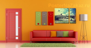 Модульная картина Сена