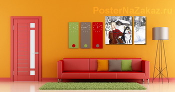 Модульная картина Сибирские глаза