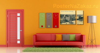 Модульная картина Соборная площадь 1910 – 1917